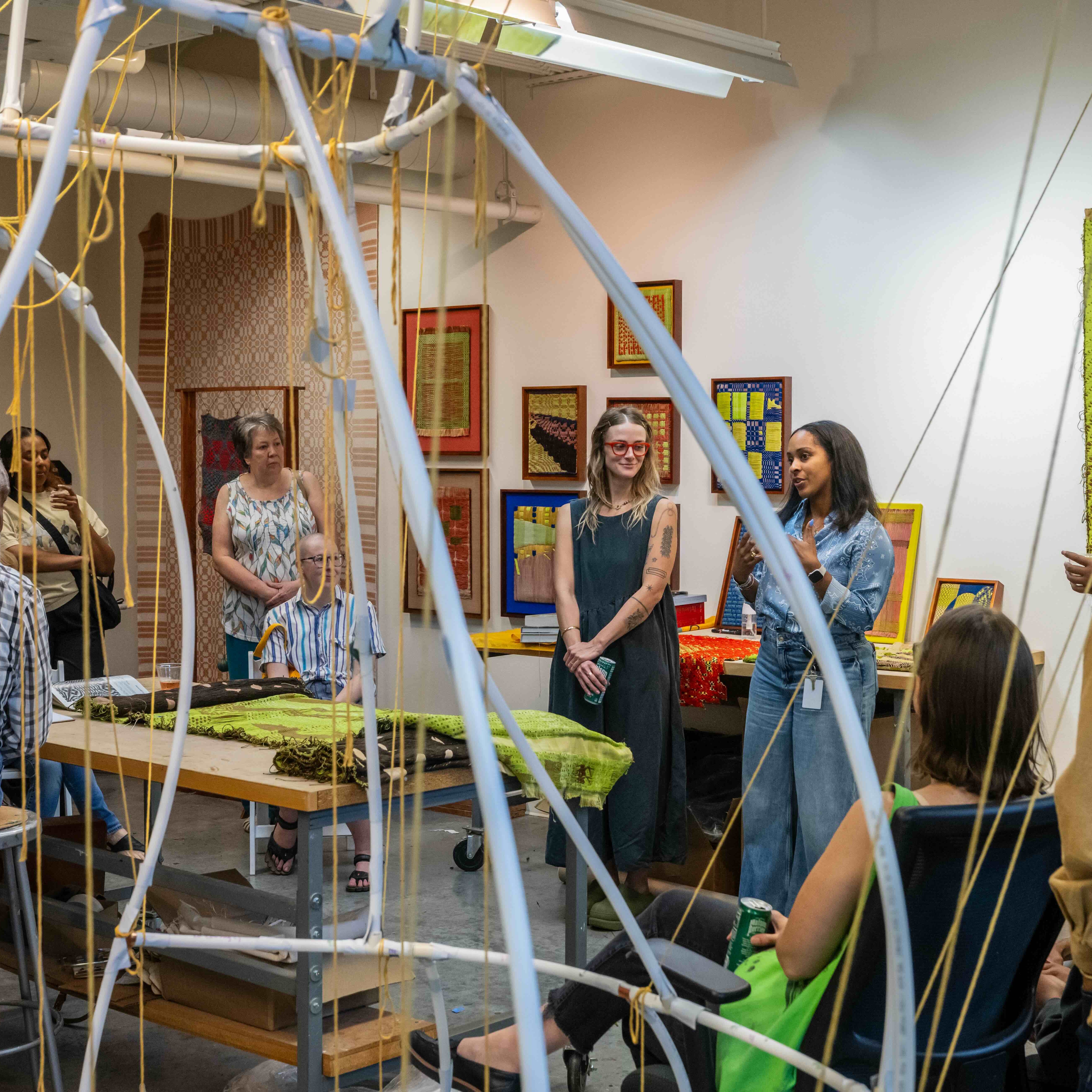 Artists-in-Residence Artist Talk + Tour - logo